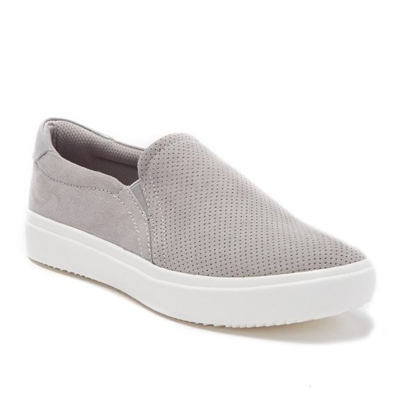 dr scholl's slip on sneakers grey